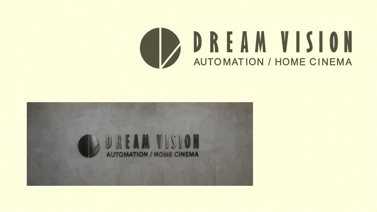 Logo design work for a home cinema company