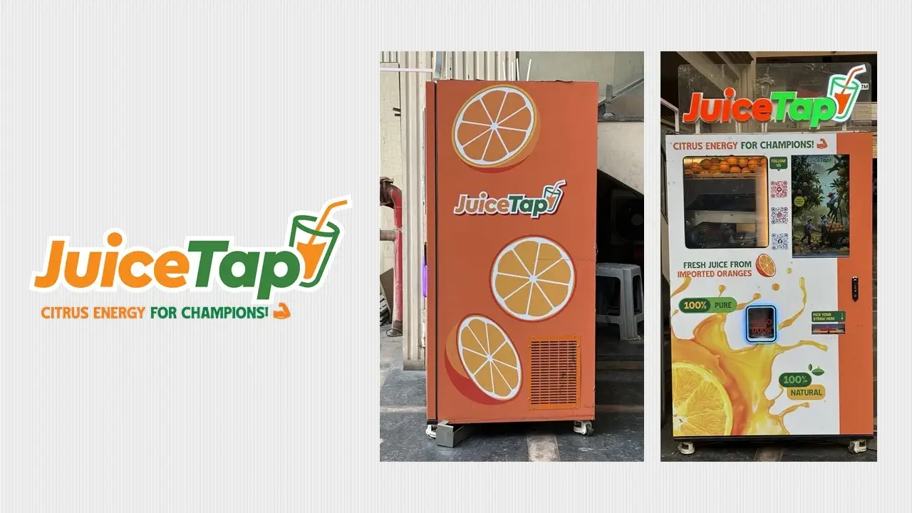 Logo design work for a juice brand